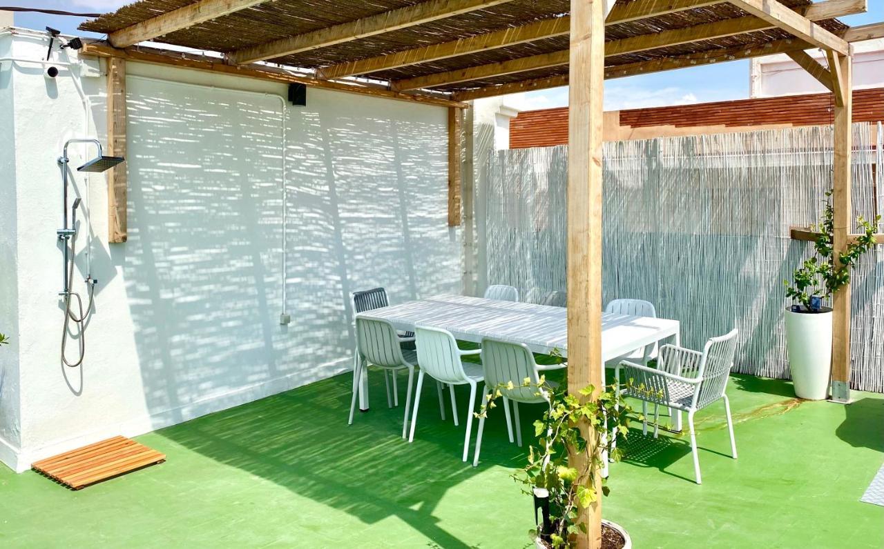 Habitacion En Playa Malvarrosa Con Bano Privado -No Ac- Valencia Exterior foto
